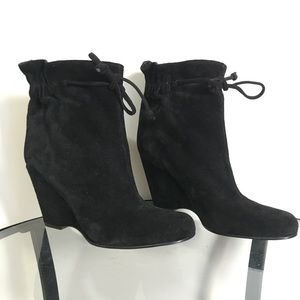 New Kate Spade Wedge Suede Booties